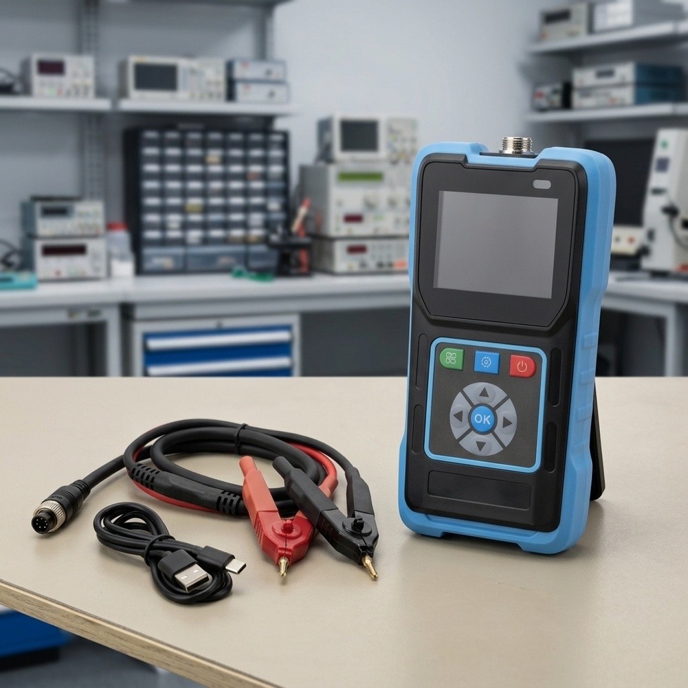 Battery Internal Resistance Tester Four Wire - BT02: Medidor de resistencia interna de