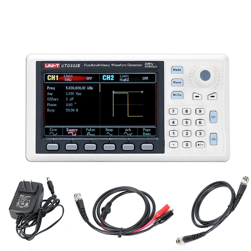 Función UTG962E generador de f - Dual Channel Arbitrary Waveform Function Generator 60Mhz reseña y precio